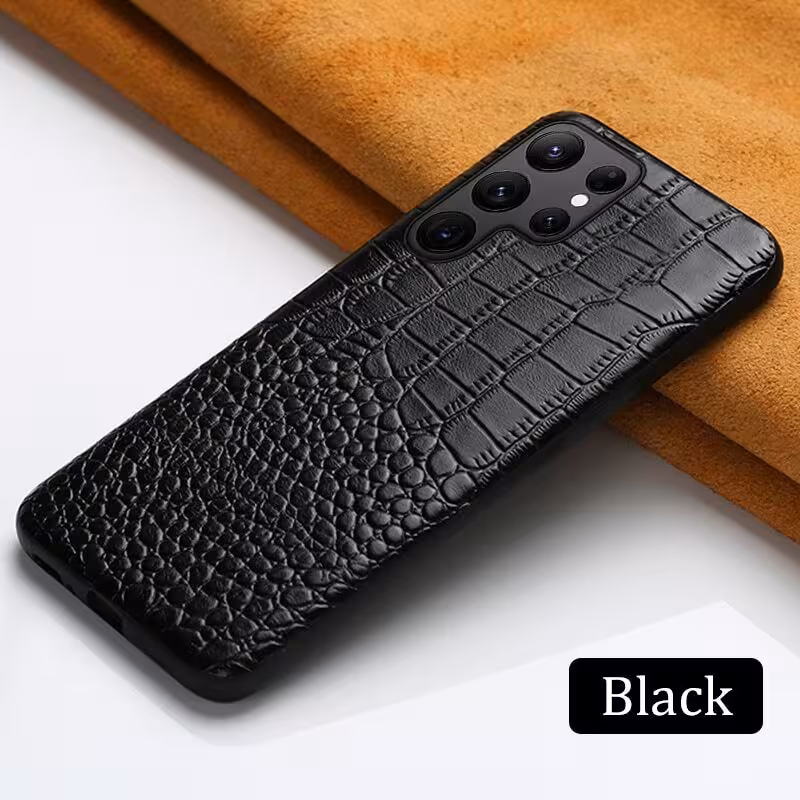 گارد چرمی اورجینال سامسونگ Galaxy S22 Ultra Original Leather Case