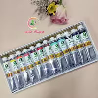 آبرنگ تیوپی 12 رنگ ماریس حجم 12 میل 
