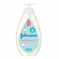 لوسیون صورت و بدن جانسون کاتن تاچ حجم 500 میل اورجینال
