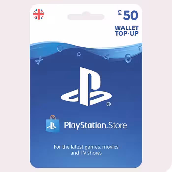 گیفت کارت 50£ PlayStation انگلیس