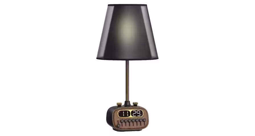 آباژور رومیزی و اسپیکر بلوتوث پرودو Porodo Retro Desk Lamp PD-RDBTSCP