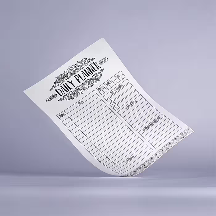 پلنر روزانه کد PL-98007