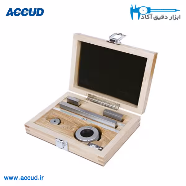 ست گیج بلاک 6 عددی با رینگ گیج گرید 1 Accud (آکاد) مدل 517-006-01