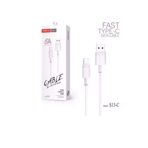کابل تبدیل USB به Type-C ترانیو مدل S13-C طول 1 متر