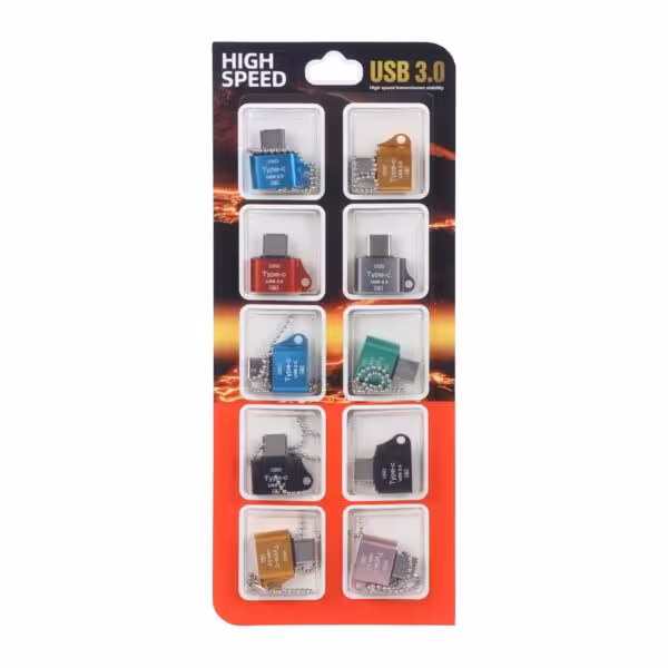 تبدیل Type-C OTG USB مدل S10 – بسته 1 عددی -4047