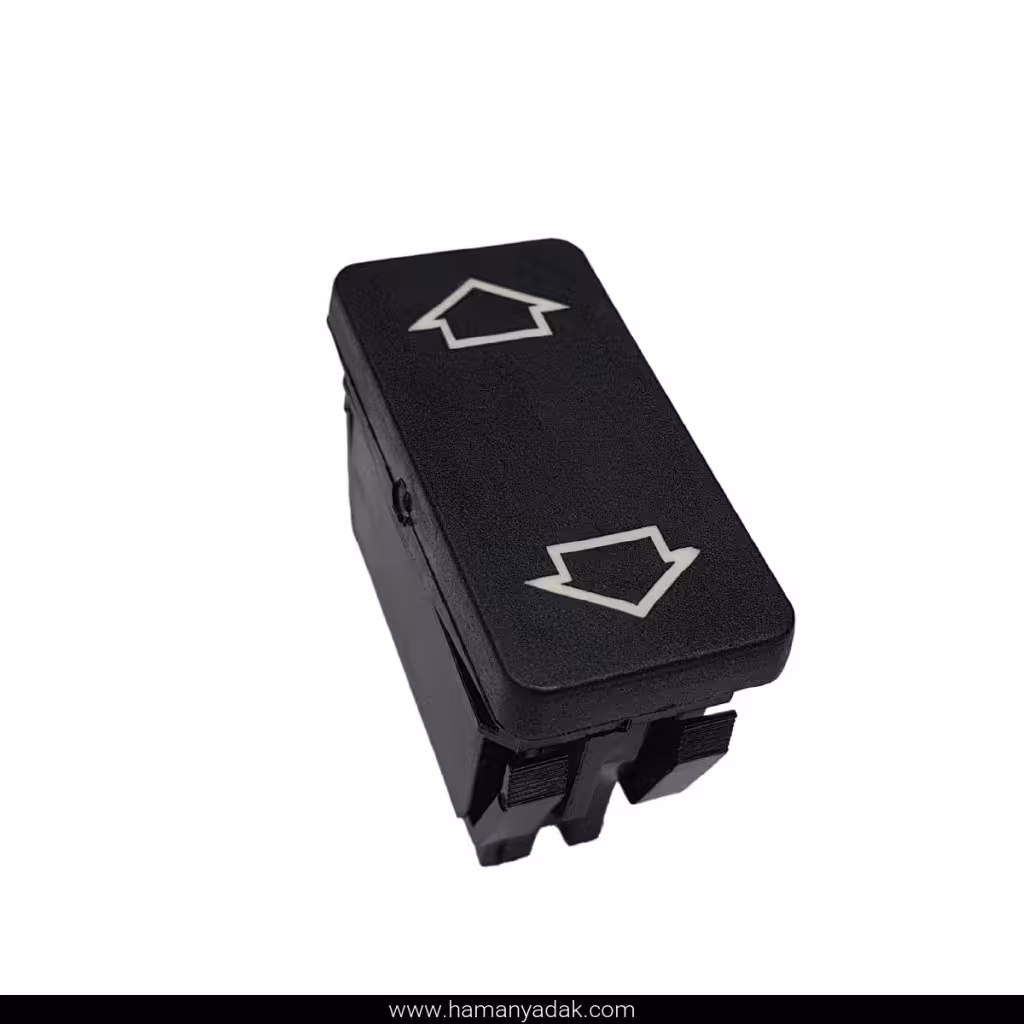 کلید شیشه بالابر ساده پژو 405 و پارس برند دیاکو (کد 304)