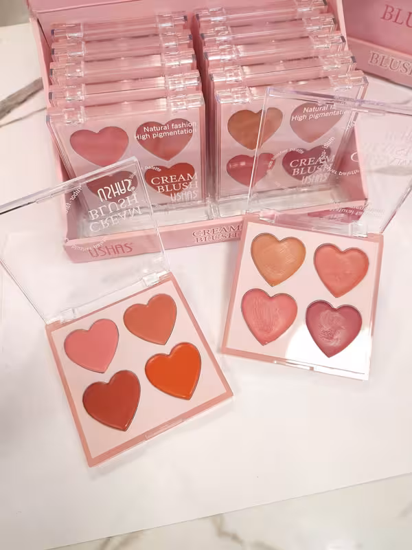 رژگونه  قلبی کرمی یوشاز