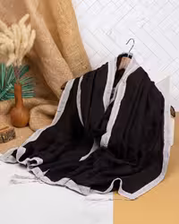 شال مشکی بوردر