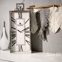 ساعت استیل رومیزی