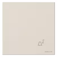 Avent – شستی یک پل – 10A – سفید – با نماد زنگ