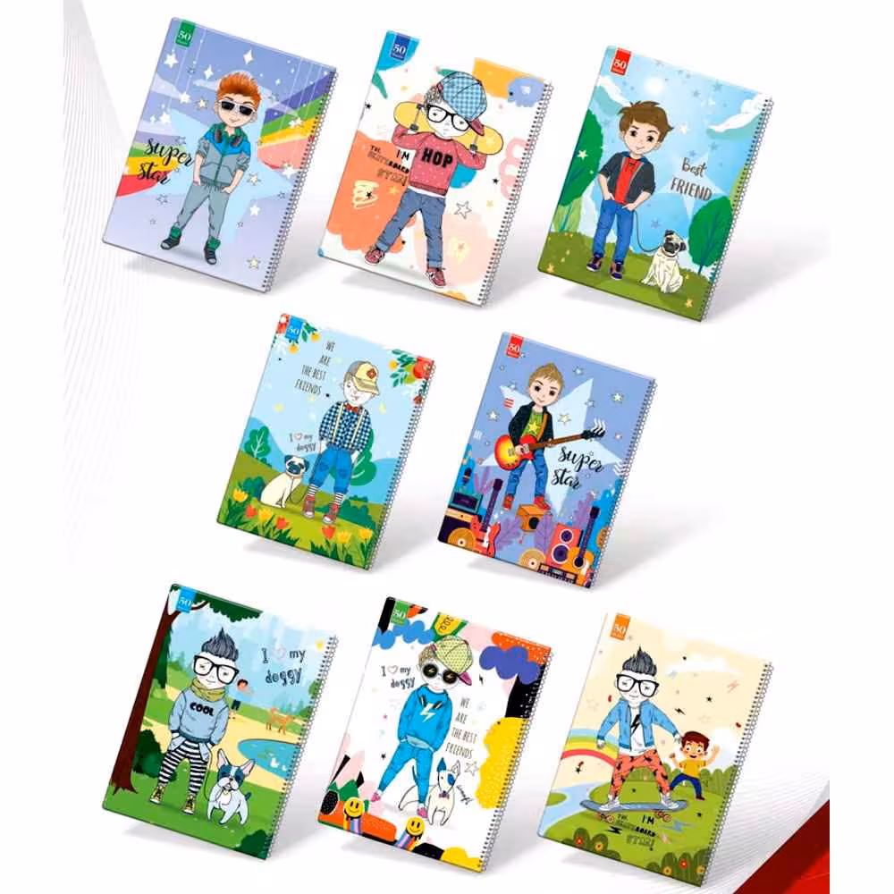 دفتر50برگ وزیری سیمی مجلد کلاسیک عرش کد172A