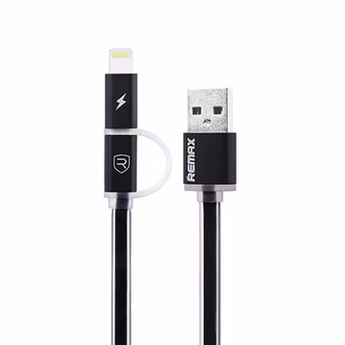 کابل دوکاره اندروید و لایتنینگ ریمکس مدل Remax RC-020t