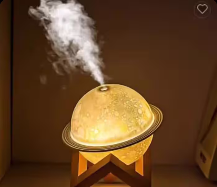 چراغ خواب دارای بخور سرد طرح  زحل