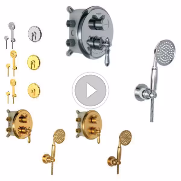 شیر حمام توکار شودر مدل زیگموند تیپ 2