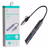 هاب 4 پورت 3.0 USB پی نت (P NET) مدل P-3619