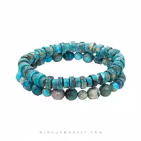 دستبند شهاب سنگ آبی