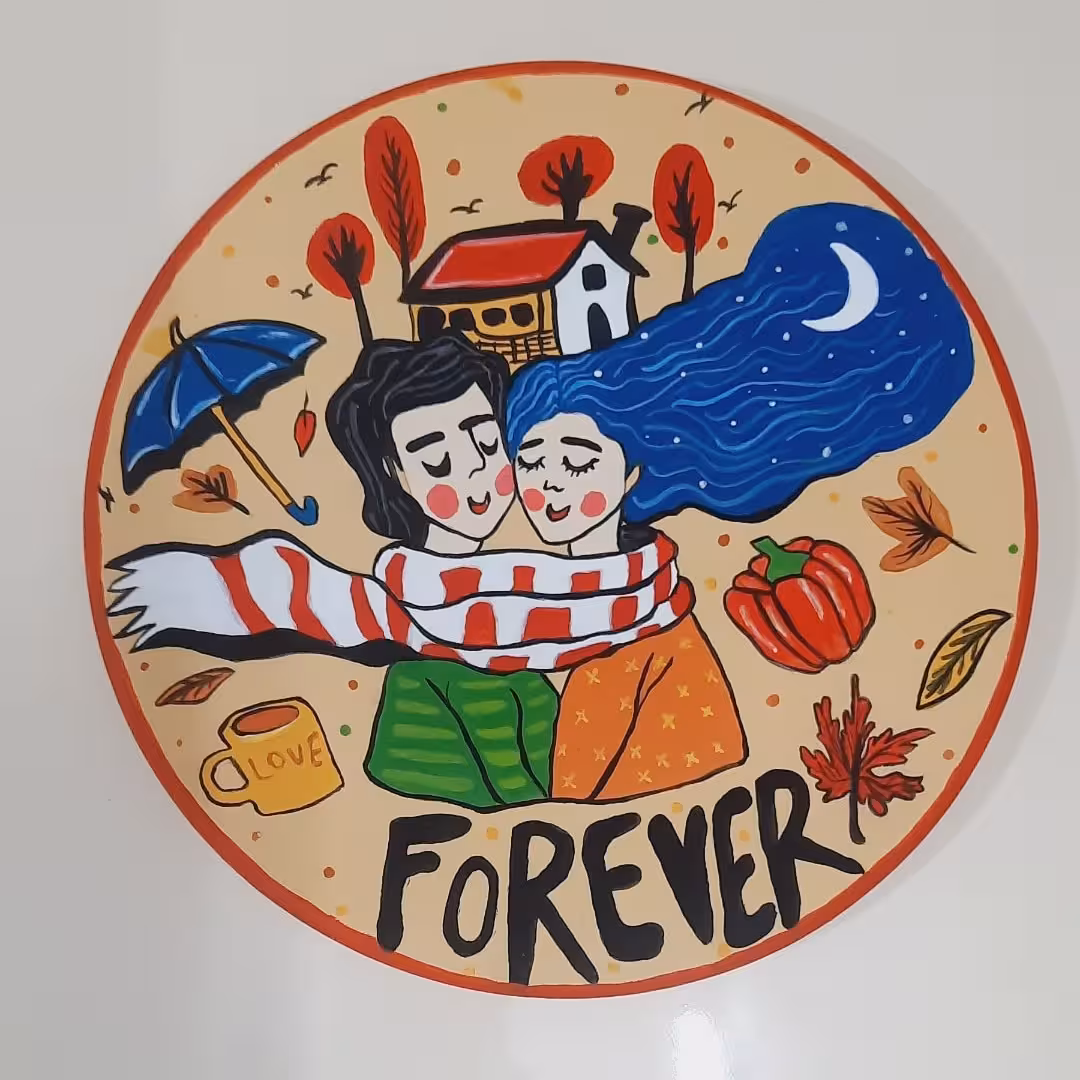 دیوارکوب سفالی 