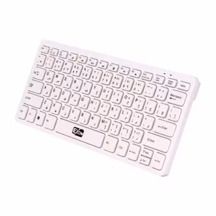 کیبورد مینی با سیم اکسون سفید مدل K110