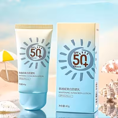 کرم ضد آفتاب و سفید کننده هان وی نی spf50 وزن 40 گرم ( بدون جعبه )