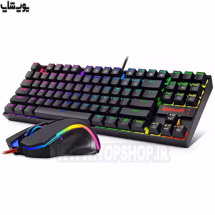 ست موس و کیبورد گیمینگ RGB ردراگون مدل K552-RGB-BA