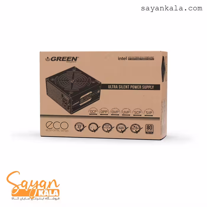 منبع تغذیه کامپیوتر گرین GP450A-ECO