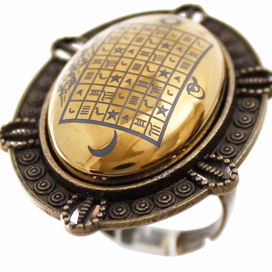 انگشتر حدید هفت شرف code 7092
