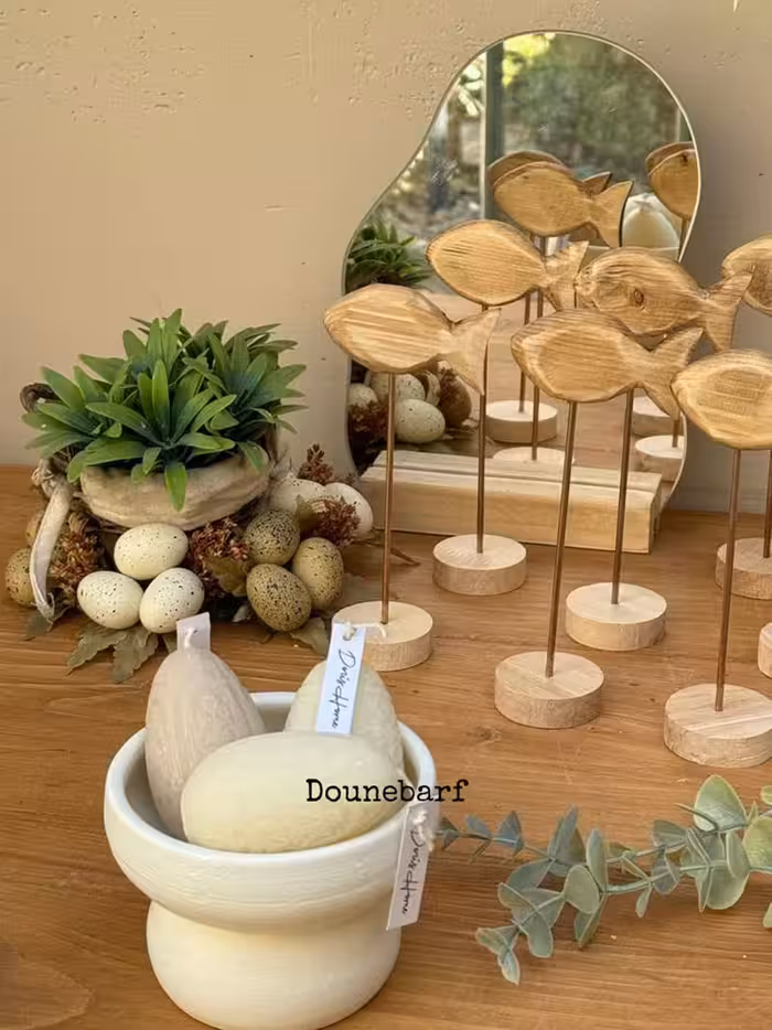 شمع تخم مرغ طرحدار