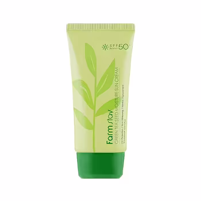 كرم ضد آفتاب بي رنگ دانه درخت چاي فارم استي با SPF50  سايز 70 میل