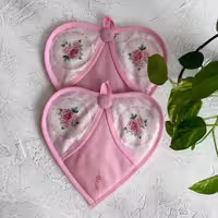 دستگیره قلبی مخمل آرمیتا - طرح 37
