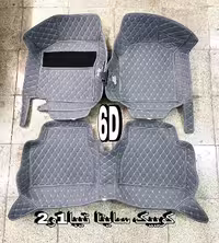 کفپوش 6بعدی چرم گلدوزی درجه1ضدآب وخط وخش قابل شستشووانعطاف کوالیتی بالاوعالی مناسب کوییک تیبا1و2ساینا