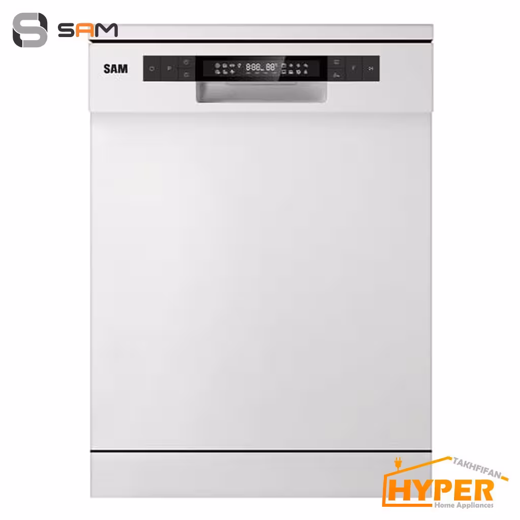 ماشین ظرفشویی سام DW-186 W سفید 15 نفره