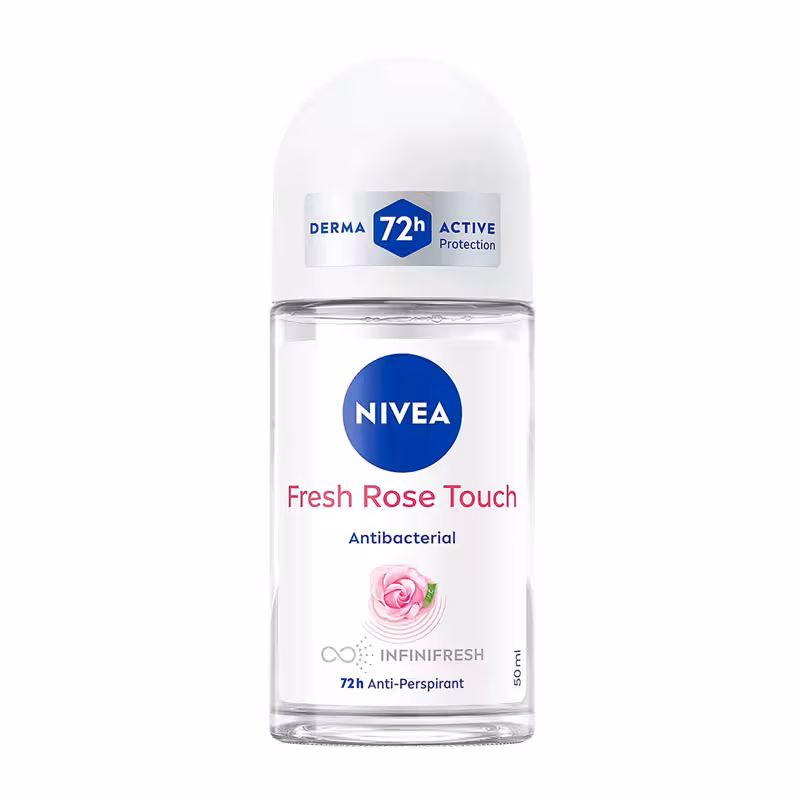 مام ضد تعریق رولی زنانه نیوآ Nivea مدل Fresh Rose Touch