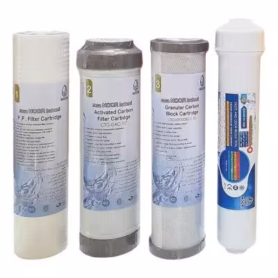 فیلتر دستگاه تصفیه آب مدل ارگونومی بسته 4 عددی