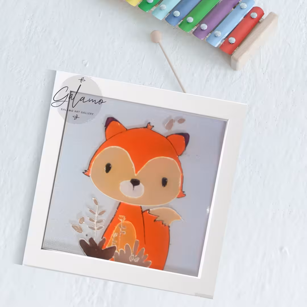 تابلوی اتاق کودک ویترای طرح روبی