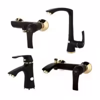 شیر الات مدل لوتوس مشکی طلایی