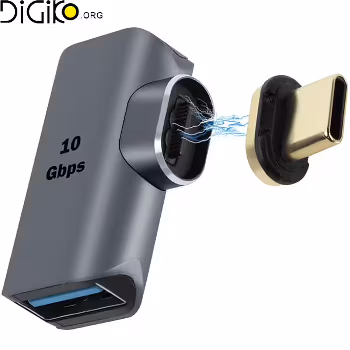 تبدیل OTG TYPEC مگنتی مینی تک 90 درجه