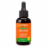 روغن تقویت کننده و ضد ریزش کنتو Cantu مدل Biotin Infused Hair And Scalp Oil حجم 59 میل