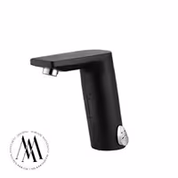 شیر روشویی الکترونیک شودر مدل دانوب (مشکی کروم)