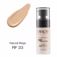 کرمپودر آرایشی پمپی 30 میل کد RF 33 رنگ NATURAL BEIGE اوراچی ORACHI ایتالیایی