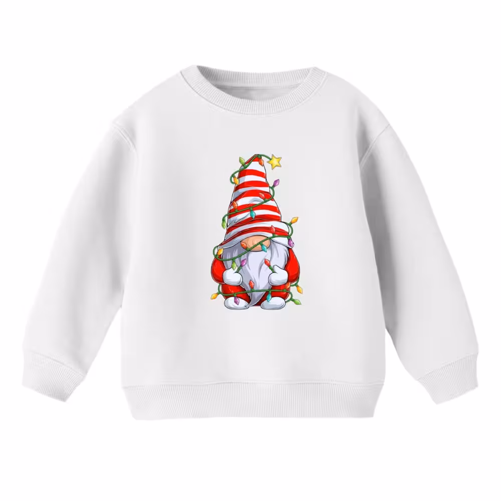 سویشرت بچگانه مدل بابانوئل کریسمس کد 46 رنگ سفید