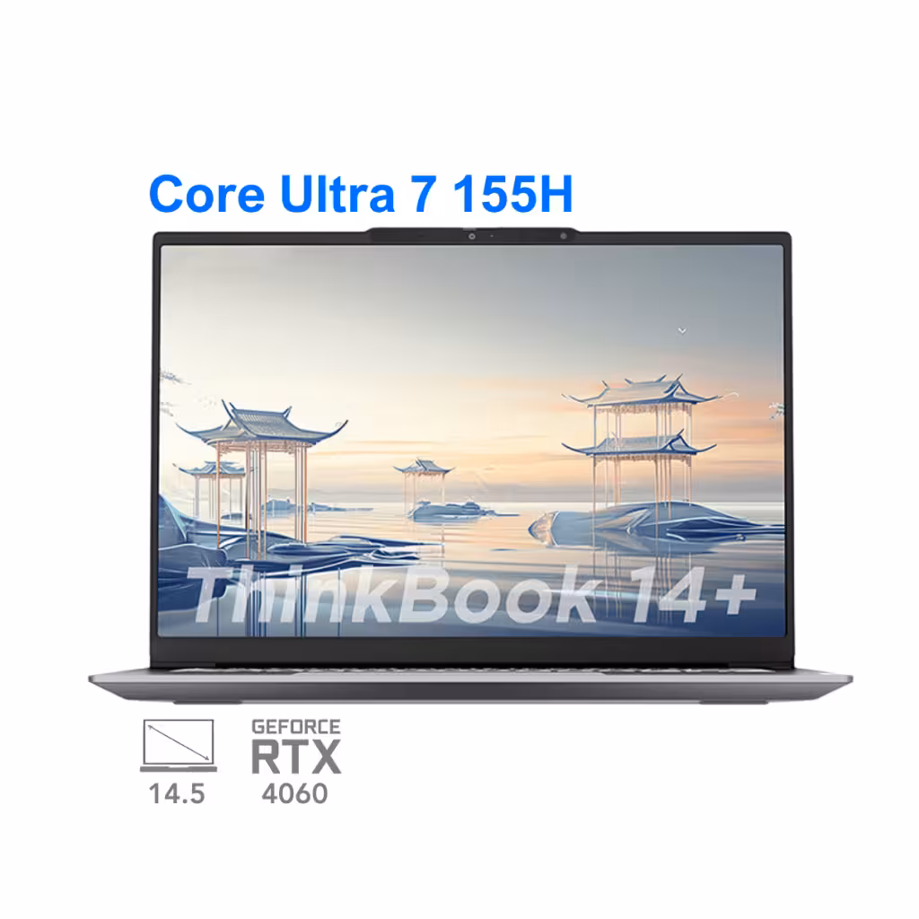 لپ تاپ لنوو تینک بوک  14 مدل Lenovo ThinkBook 14  Core Ultra 7 155H RTX 4060 95W 32G 1T 3K 120Hz 2024
