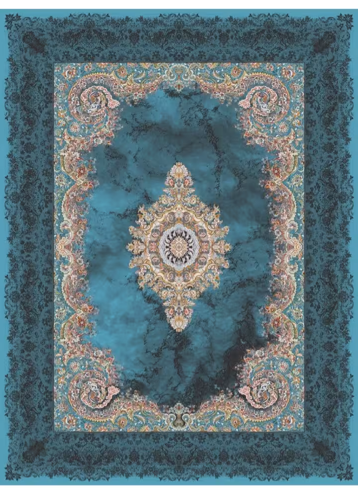 فرش ماشینی کاشان700شانه تراکم 2550صددرصد اکرولیک mg