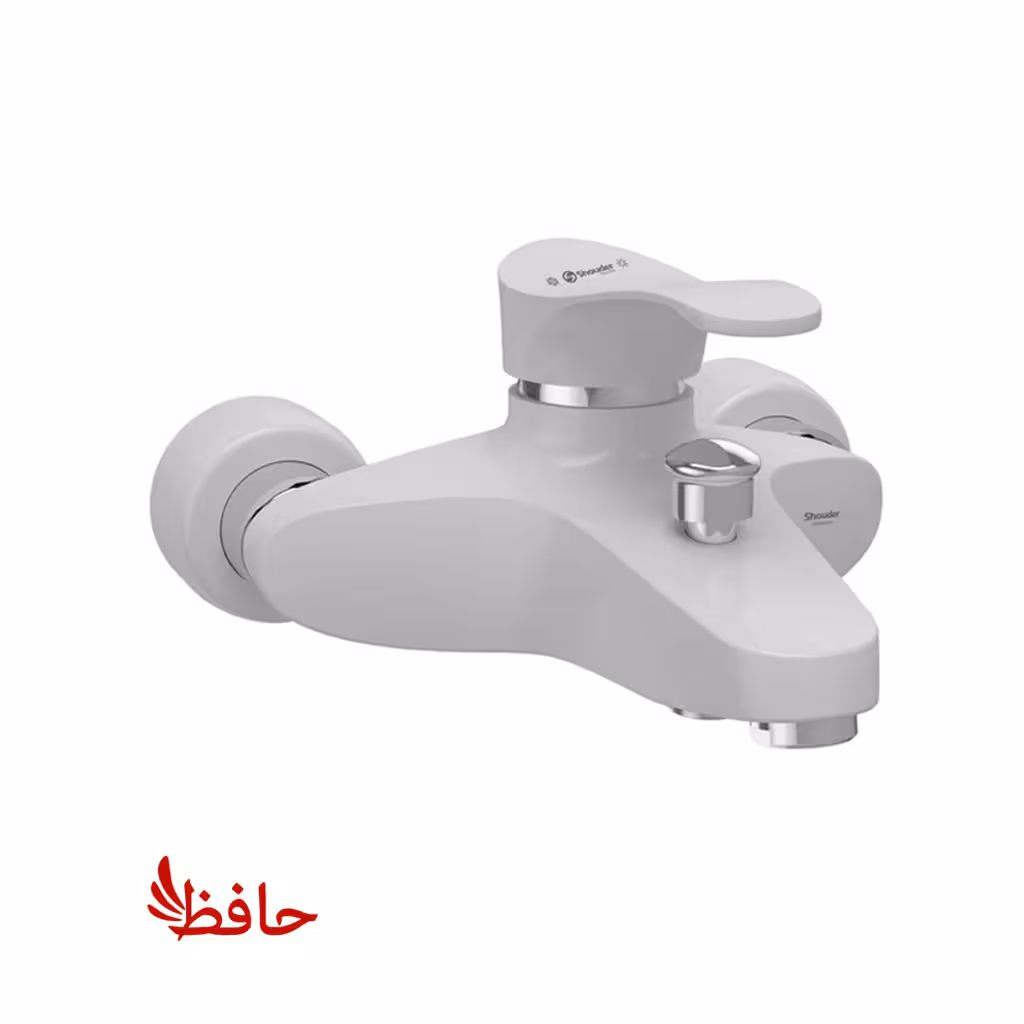 شیر حمام شودر مدل لرد سفید کروم