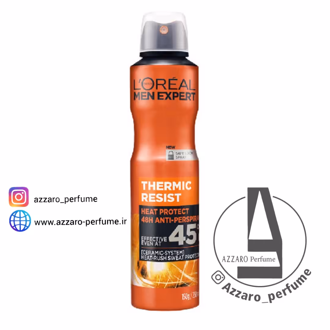 اسپری ضدتعریق لورال من اکسپرت ترمیک رسیست مردانه لورال حجم 250 میل