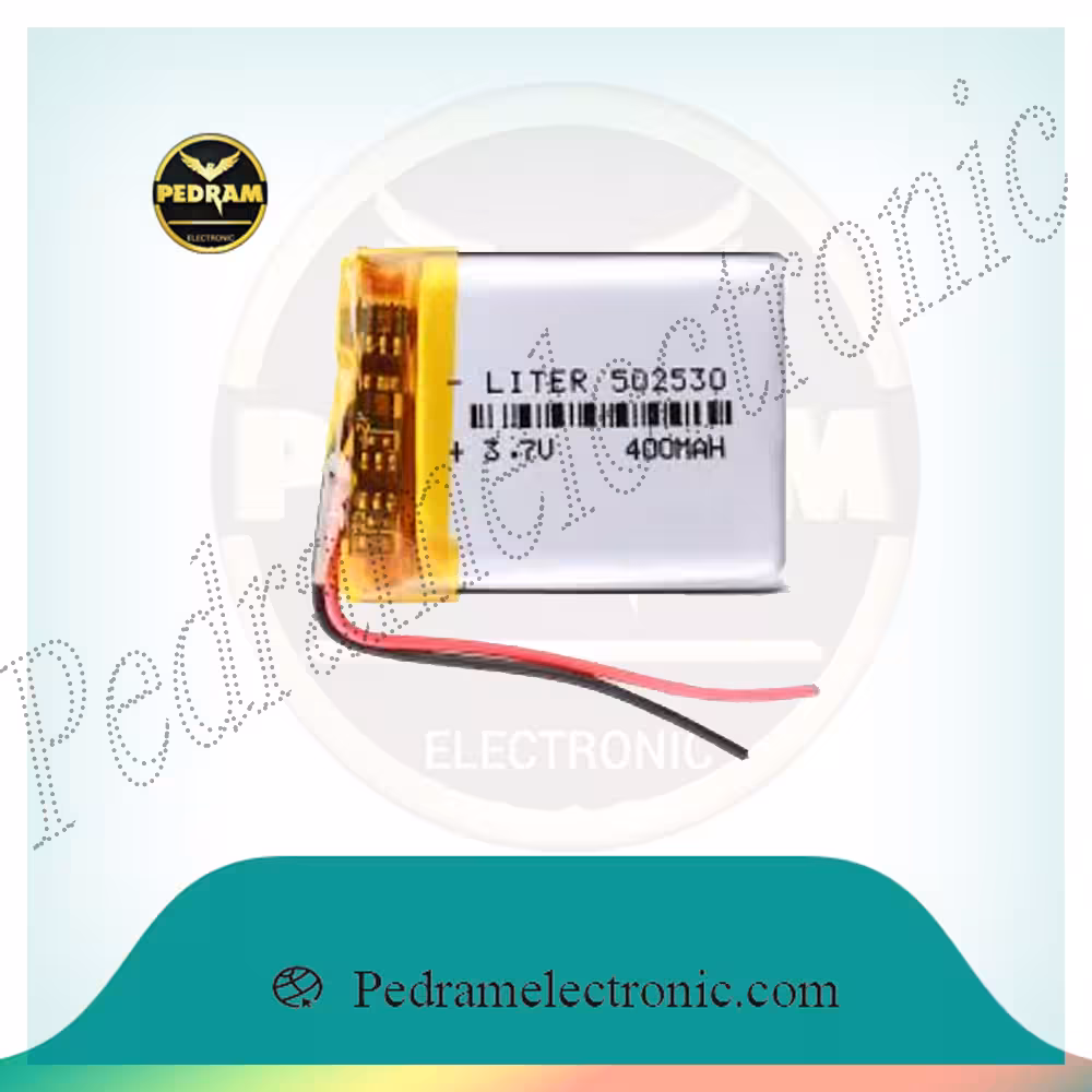 باطری لیتیوم  3.7V 400MA