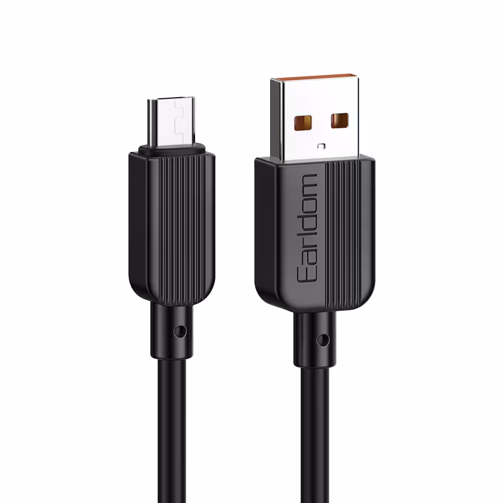 کابل شارژ USB به micro USB ارلدام مدل EC-183M طول 1 متر توان 2.4 آمپر