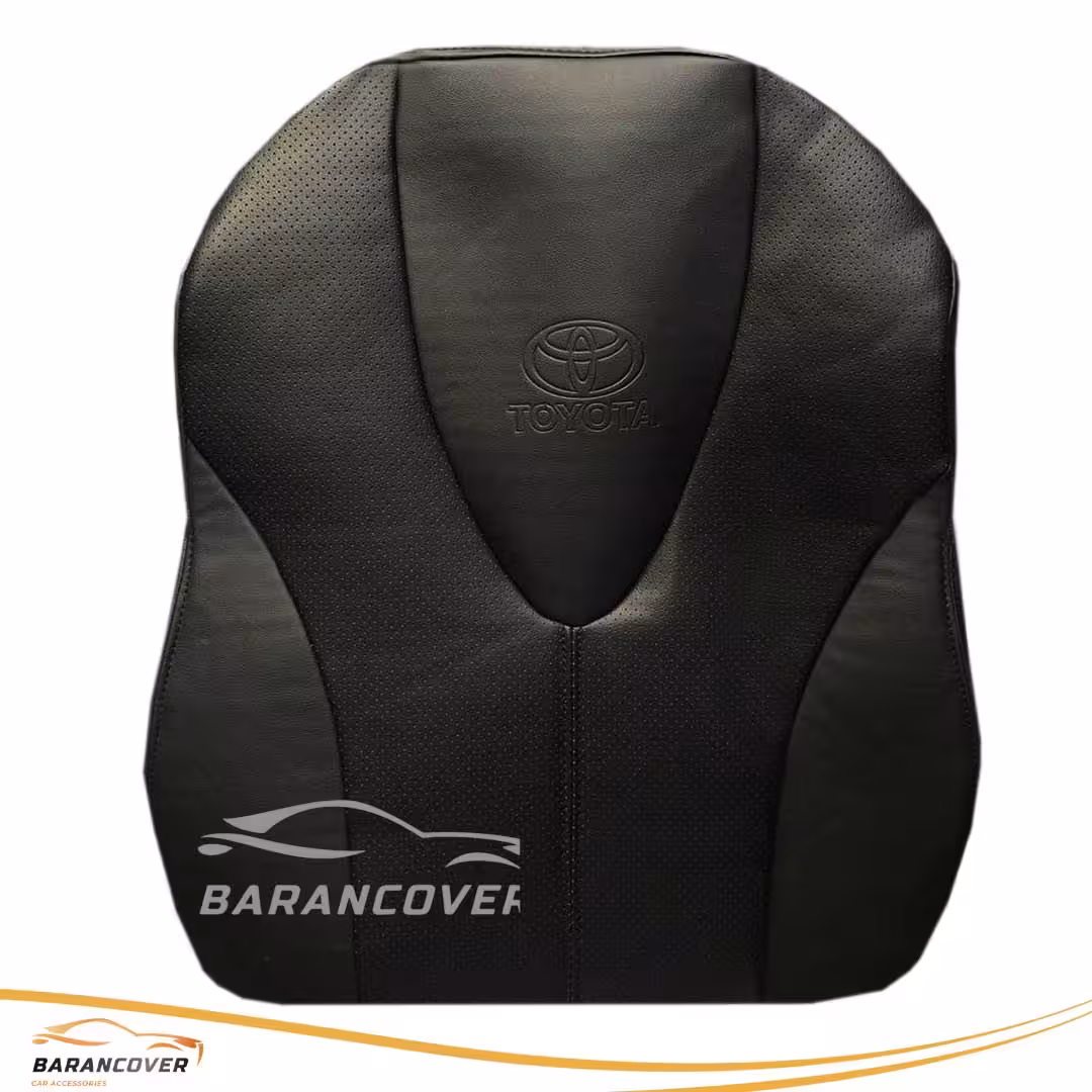 روکش صندلی تویوتا کمری 2007 الی 2011 چرم رنگ مشکی