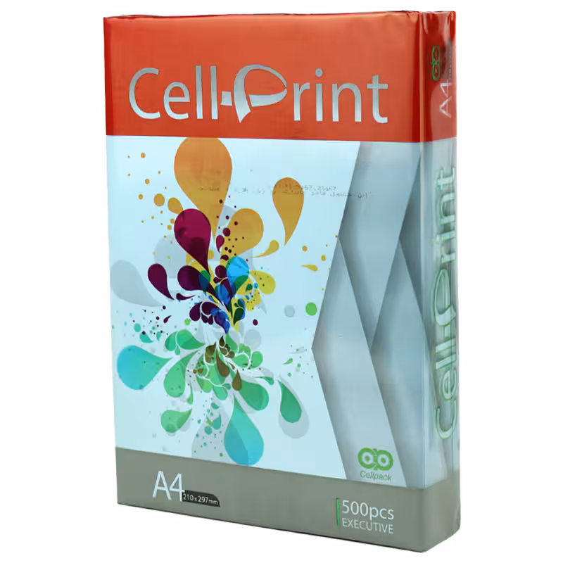 کاغذ A4 رنگی Cellprint 75g بسته 500 عددی