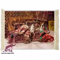 تابلو فرش ایرانی ندیمه بانو کد i29