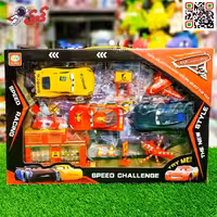 اسباب بازی ست ماشین مک کویین با ایستگاه CARS 546